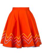 Anna October Zig Zag Skirt - Yellow & Orange