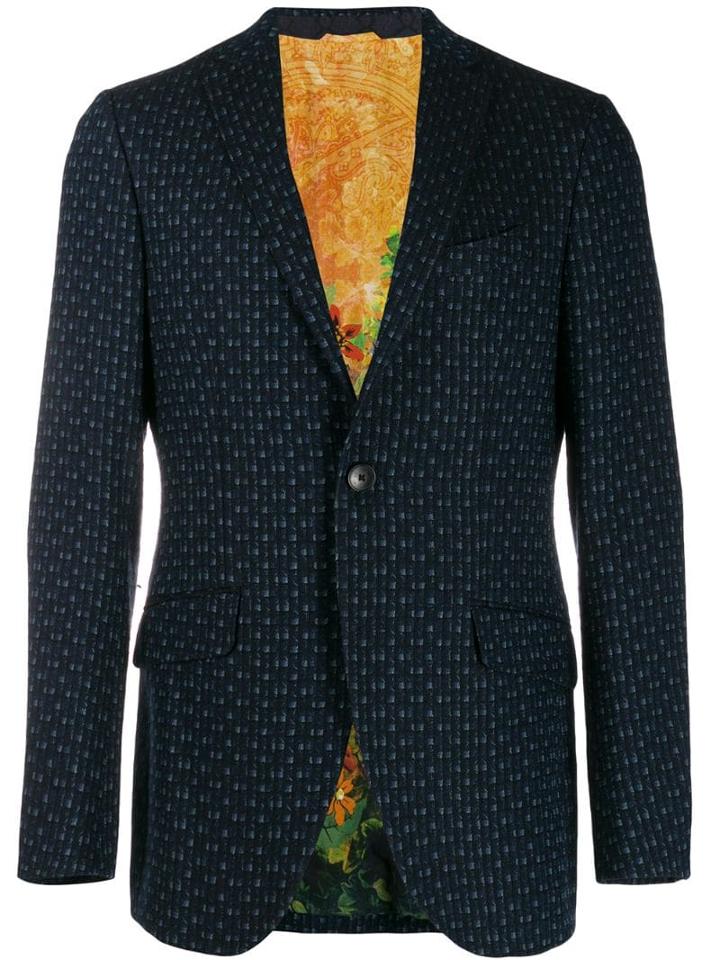 Etro Regular Soft Jacket - Blue