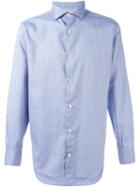 Eleventy Classic Shirt, Men's, Size: 39, Blue, Cotton