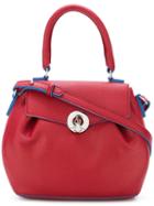 Armani Jeans Round Tote, Women's, Red