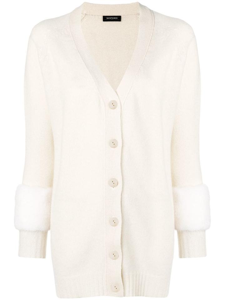 Simonetta Ravizza Mid-length Cardigan - White