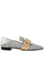Bally Buckled Janelle Loafers - Silver