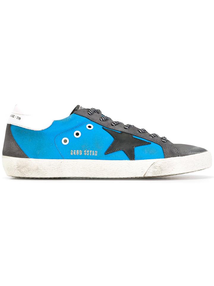 Golden Goose Deluxe Brand Super Star Sneakers - Blue