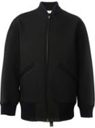 Marni Classic Bomber Jacket, Men's, Size: 50, Black, Polyester/virgin Wool/viscose/viscose