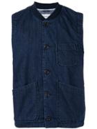 Universal Works - Chore Waistcoat - Men - Cotton/spandex/elastane - M, Blue, Cotton/spandex/elastane
