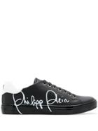 Philipp Plein Lo-top Signature Sneakers - Black