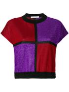 Philosophy Di Lorenzo Serafini Lurex Colourblock Top - Multicolour