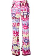 Chanel Vintage Brand Printed Trousers