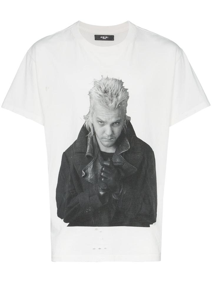 Amiri The Lost Boys Print Cotton T Shirt - White