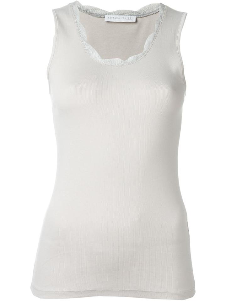 Fabiana Filippi Ribbed Tank Top