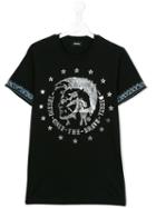 Diesel Kids - Tait T-shirt - Kids - Cotton - 16 Yrs, Black