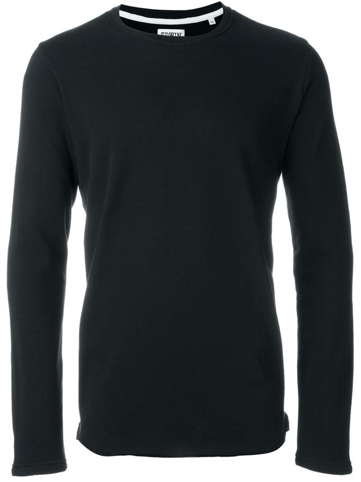 Edwin 'terry' Sweatshirt, Men's, Size: Large, Black, Cotton