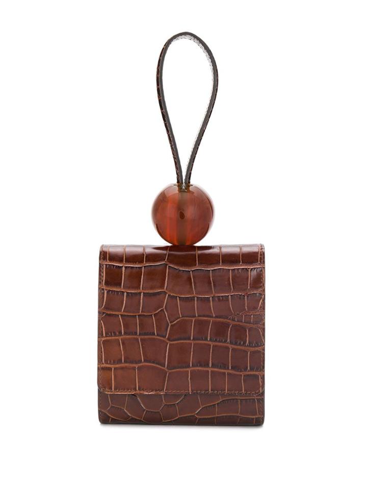 By Far Ball Top-handle Tote - Brown