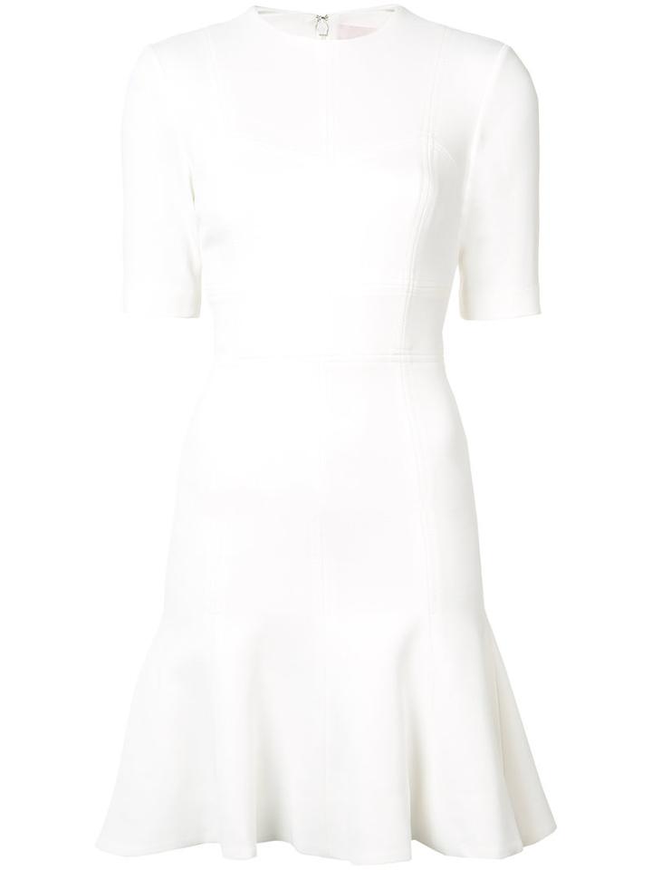 Cinq A Sept Flared Dress, Women's, Size: 12, White, Nylon/polyurethane/viscose/spandex/elastane
