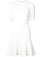 Cinq A Sept Flared Dress, Women's, Size: 12, White, Nylon/polyurethane/viscose/spandex/elastane