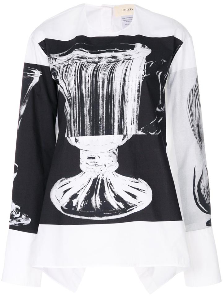 Ports 1961 Trophy Print Shirt - White