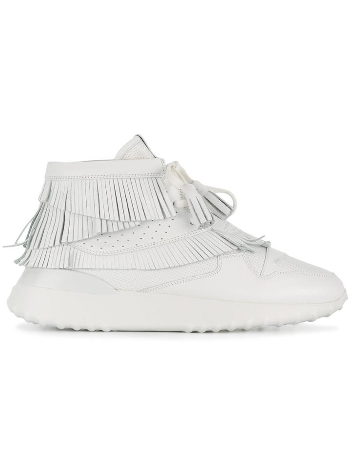 Tod's Flatform Hi-top Sneakers - White