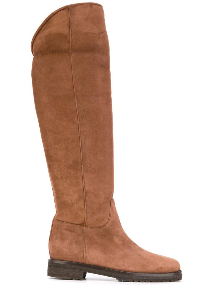Loro Piana Long Boots - Brown