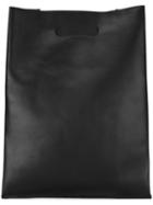 Maison Margiela Large Slim Tote, Women's, Black, Leather