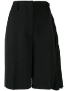 Prada High-waisted Tailored Shorts - Black