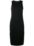 Polo Ralph Lauren Lace-up Laterals Dress, Women's, Size: 4, Black, Viscose/nylon/spandex/elastane/polyester