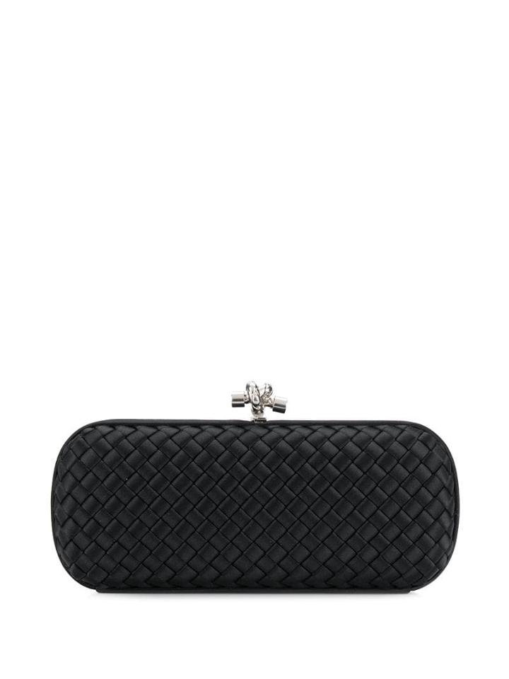 Bottega Veneta Intrecciato Weave Clutch - Black