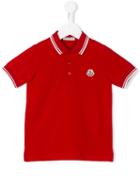 Moncler Kids - Classic Polo Shirt - Kids - Cotton - 4 Yrs, Red
