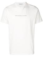President's Futuro Slogan Print T-shirt - White