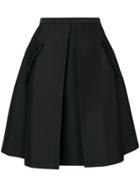No21 Pleated A-line Skirt - Black