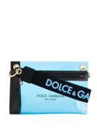 Dolce & Gabbana Transparent Logo Bag - Blue