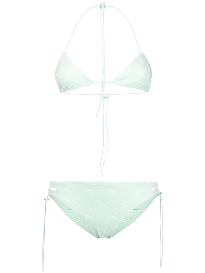 Fenty X Puma Terrycloth Triangle Bikini - Green