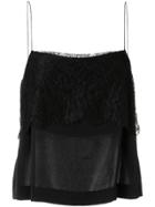 Dion Lee Sleeveless Lace Top - Black
