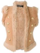 Balmain Reversible Shearling Gilet