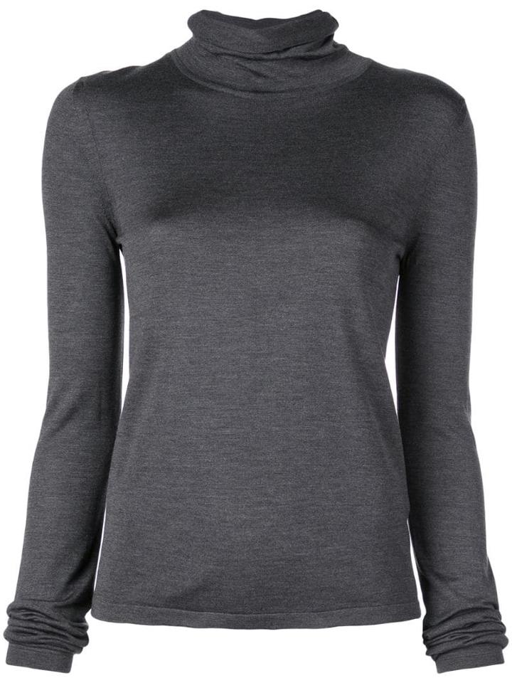 The Row Turtle Neck Pullover - Grey