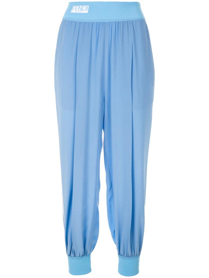 Fendi Tapered Trousers - Blue