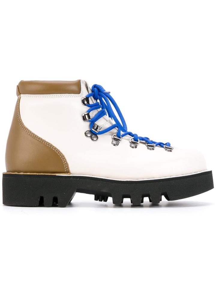Sofie D'hoore Lugged Soles Boots - White