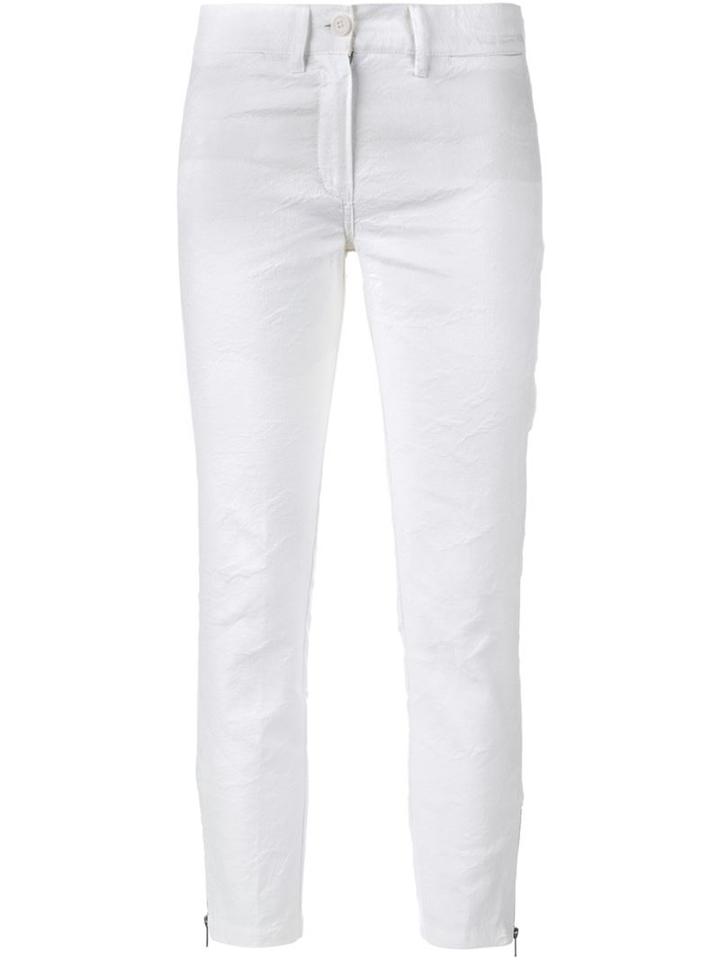 Ann Demeulemeester Linen-blend Slim Trousers