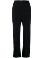 Forte Forte Ruched Detail Cropped Trousers - Black