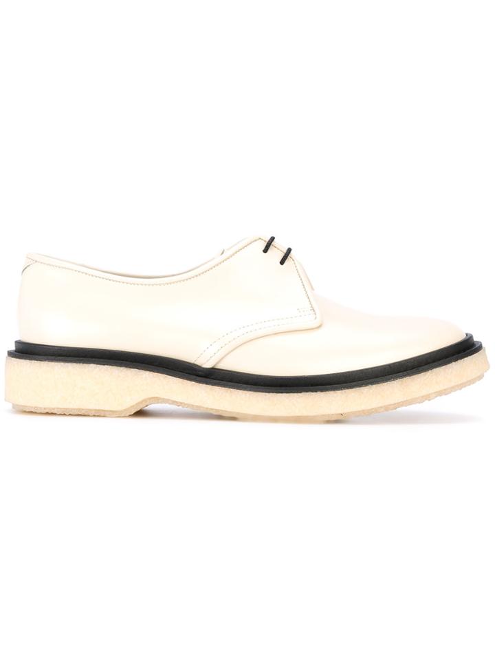 Adieu Paris Lace-up Brogues - Nude & Neutrals