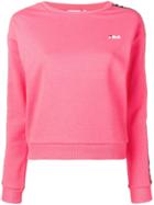 Fila Logo Stripe Sweatshirt - Pink