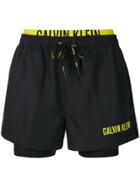Calvin Klein Jeans Logo Swim Shorts - Black