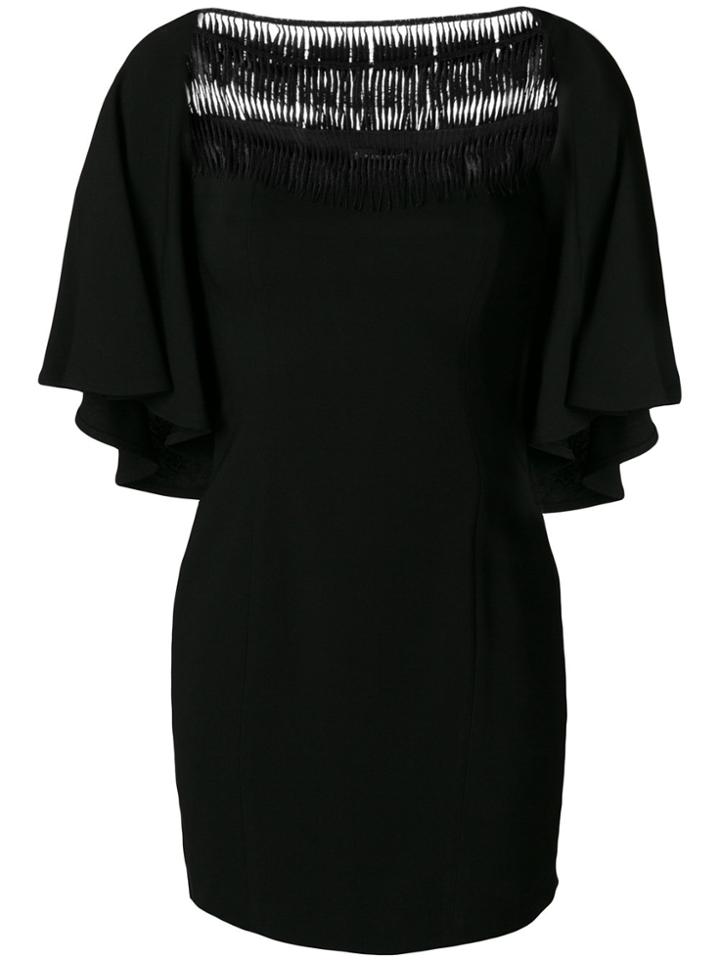 Plein Sud Embroidered Shift Dress - Black