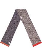 Gucci Gg Stripe Jacquard Scarf - Neutrals