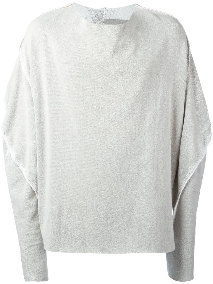 Onebyme Monster Sweatshirt, Men's, Size: 4, Grey, Cotton