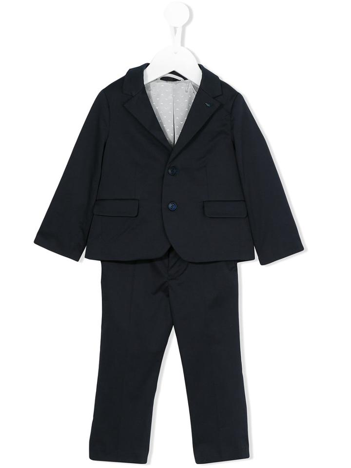 Armani Junior - Classic Suit - Kids - Cotton/polyester/spandex/elastane/viscose - 18 Mth, Toddler Boy's, Blue
