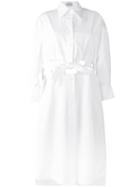 Balossa White Shirt - Long Cut-out Shirt Dress - Women - Cotton - 40, Cotton