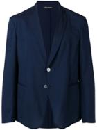 Emporio Armani Textured Blazer Jacket - Blue