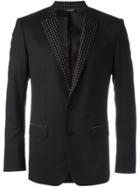 Dolce & Gabbana Contrasted Lapel Blazer - Black