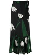 Adriana Degreas Floral Print Wrap Skirt - Multicolour