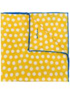 Kiton Polka Dot Handkerchief - Yellow & Orange